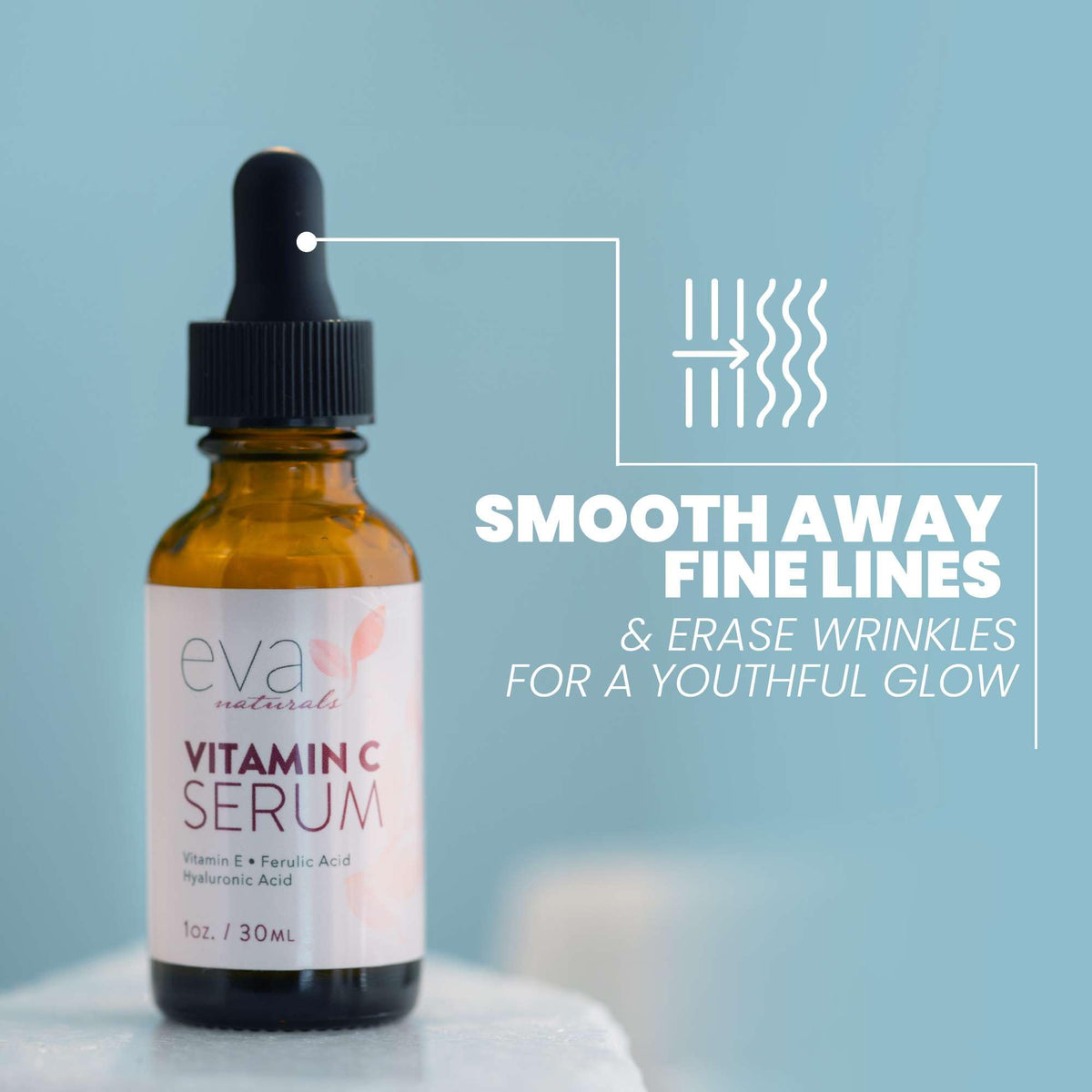 Eva Naturals niacinamide serum application for balanced complexion and pores