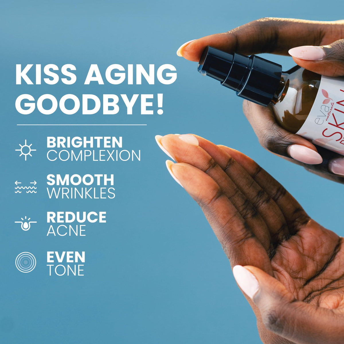 Even, radiant-looking skin impression from night-time use