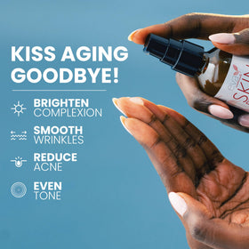 Even, radiant-looking skin impression from night-time use