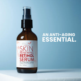 Smooth skin surface after serum application by Eva Naturals