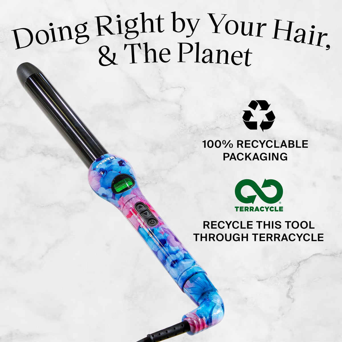Eva NYC heat-safe glove and cool tip for safe styling