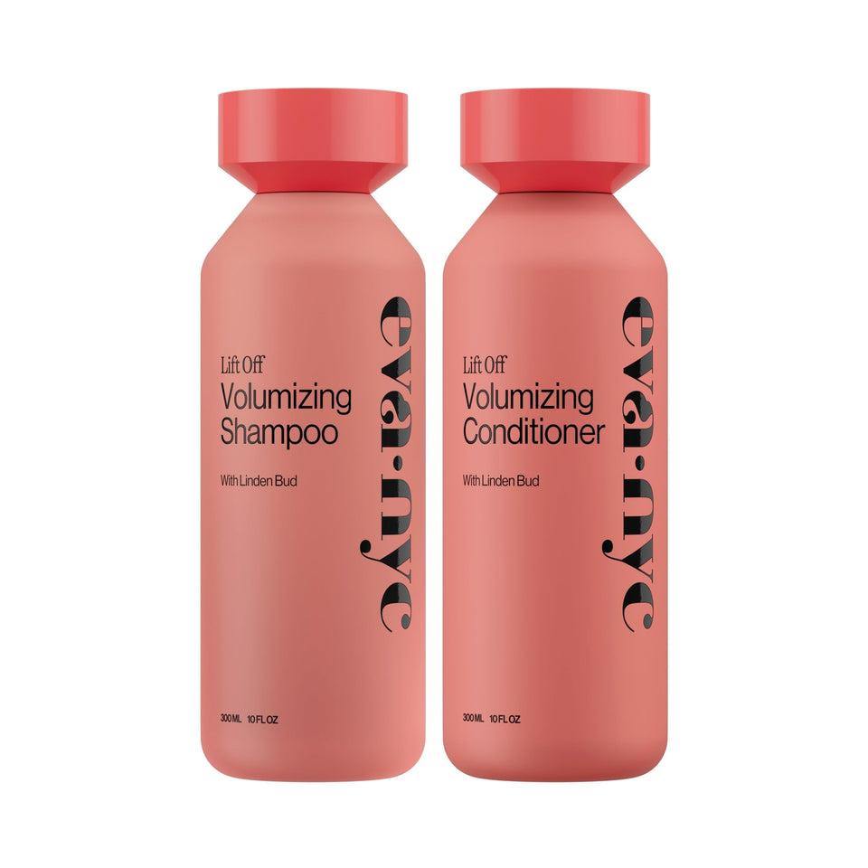 Eva NYC Lift Off volumizing shampoo bottle delivering lightweight cleansing for fine hair