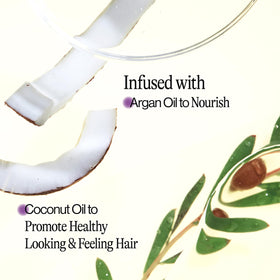 EVA NYC Mane Magic Nourishing Hair Oil applied to mid-lengths and ends for smoothness.