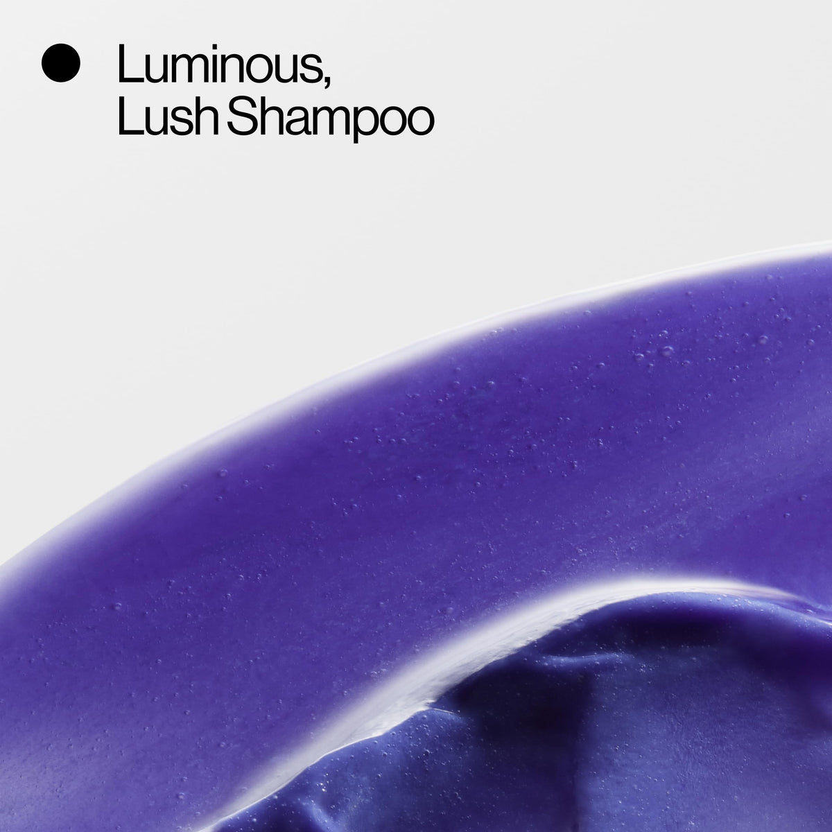 Hair appears shiny and soft after using EVA·NYC Purple Shampoo.