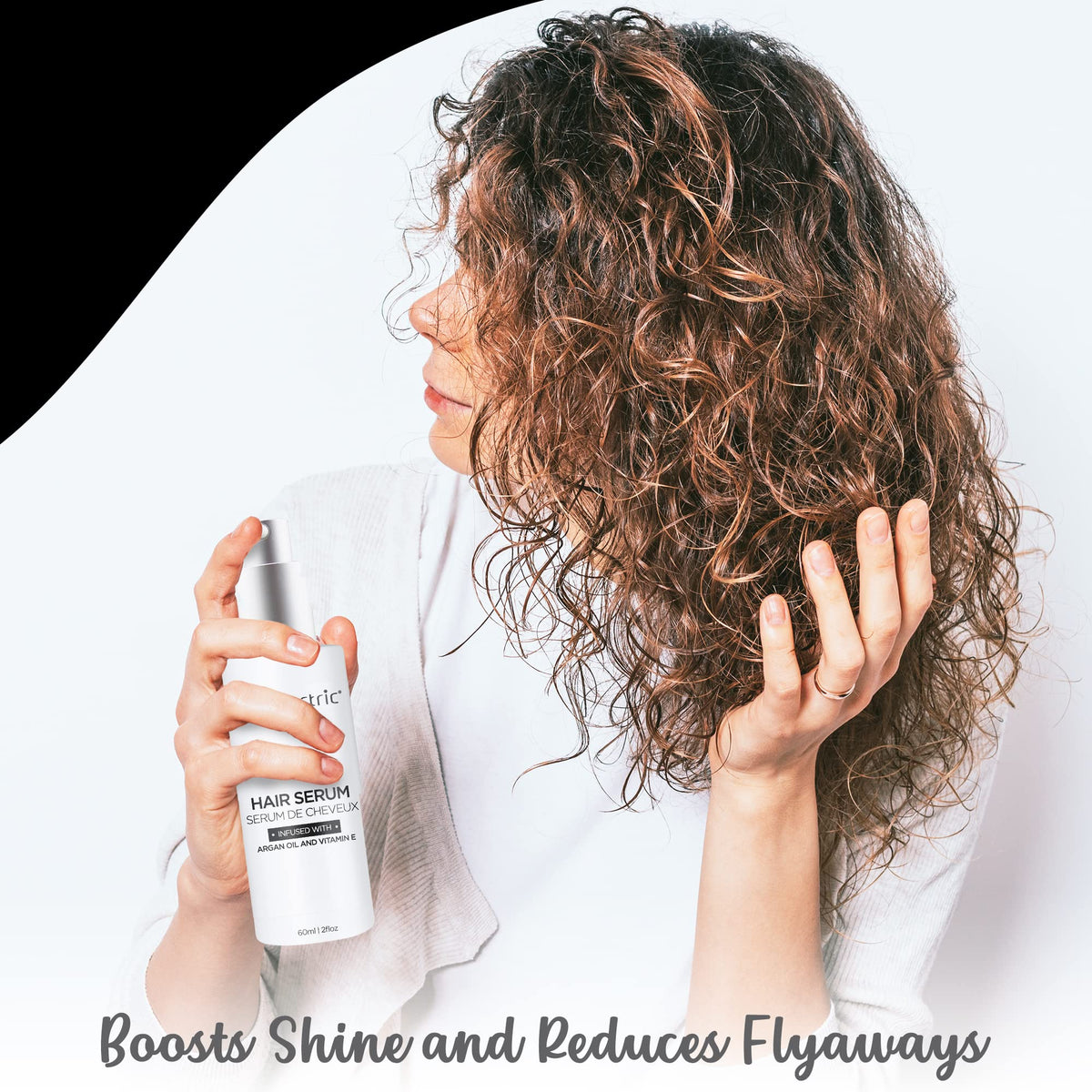 Evalectric Argan Oil Hair Serum ideal for daily use on color-treated or dry hair