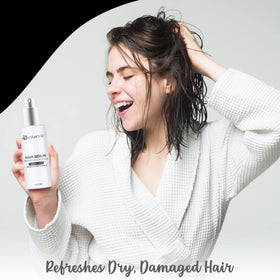 Evalectric Argan Oil Hair Serum texture spreads evenly without weighing hair down