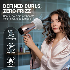 This diffuser is lightweight and travel-friendly for styling on the go