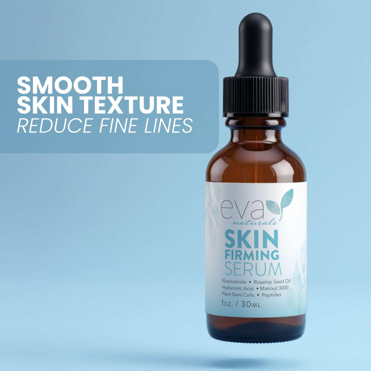 Eva Naturals jojoba oil skin-softening detail emphasizes lightweight hydration