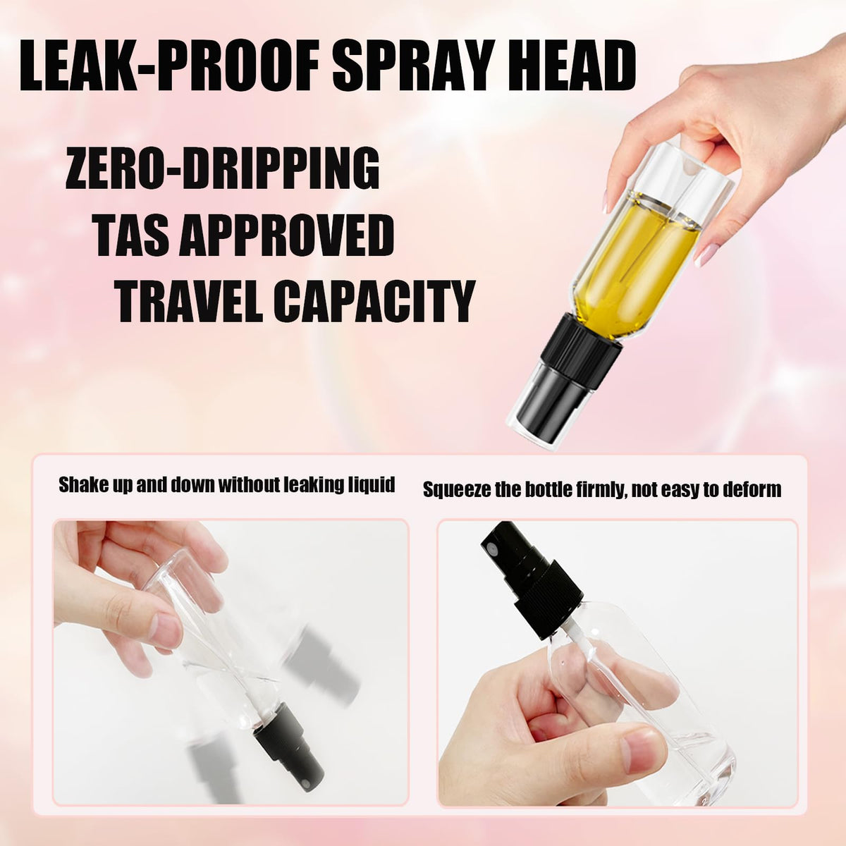 EVANCENT 100-pack empty bottles ideal for samples and small business