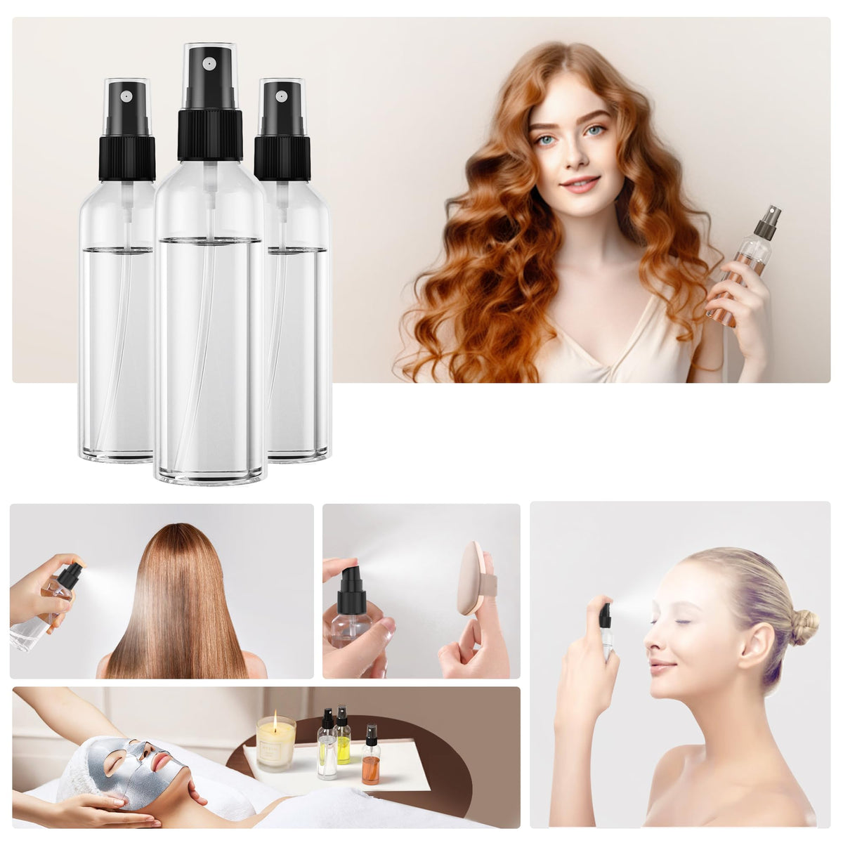 EVANCENT bulk 2oz bottles for DIY beauty and cleaning products