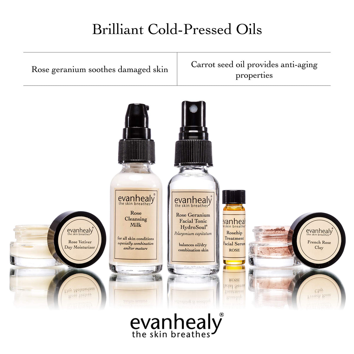 evanhealy French Rose Clay Mask tub for weekly detox and pore refinement