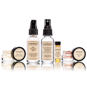 evanhealy Balancing Ritual Rose Cleansing Milk bottle for gentle cleansing and skin balance