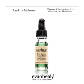 Texture on skin appears silky with a lightweight, non greasy finish.