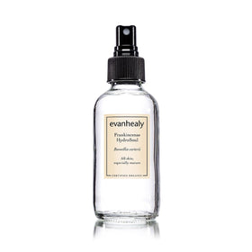 Evanhealy Frankincense HydroSoul bottle scene highlighting alcohol-free facial tonic
