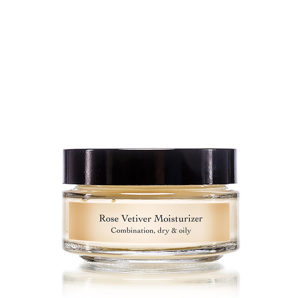 Evanhealy Rose Vetiver Moisturizer jar showing lightweight hydration for all skin types