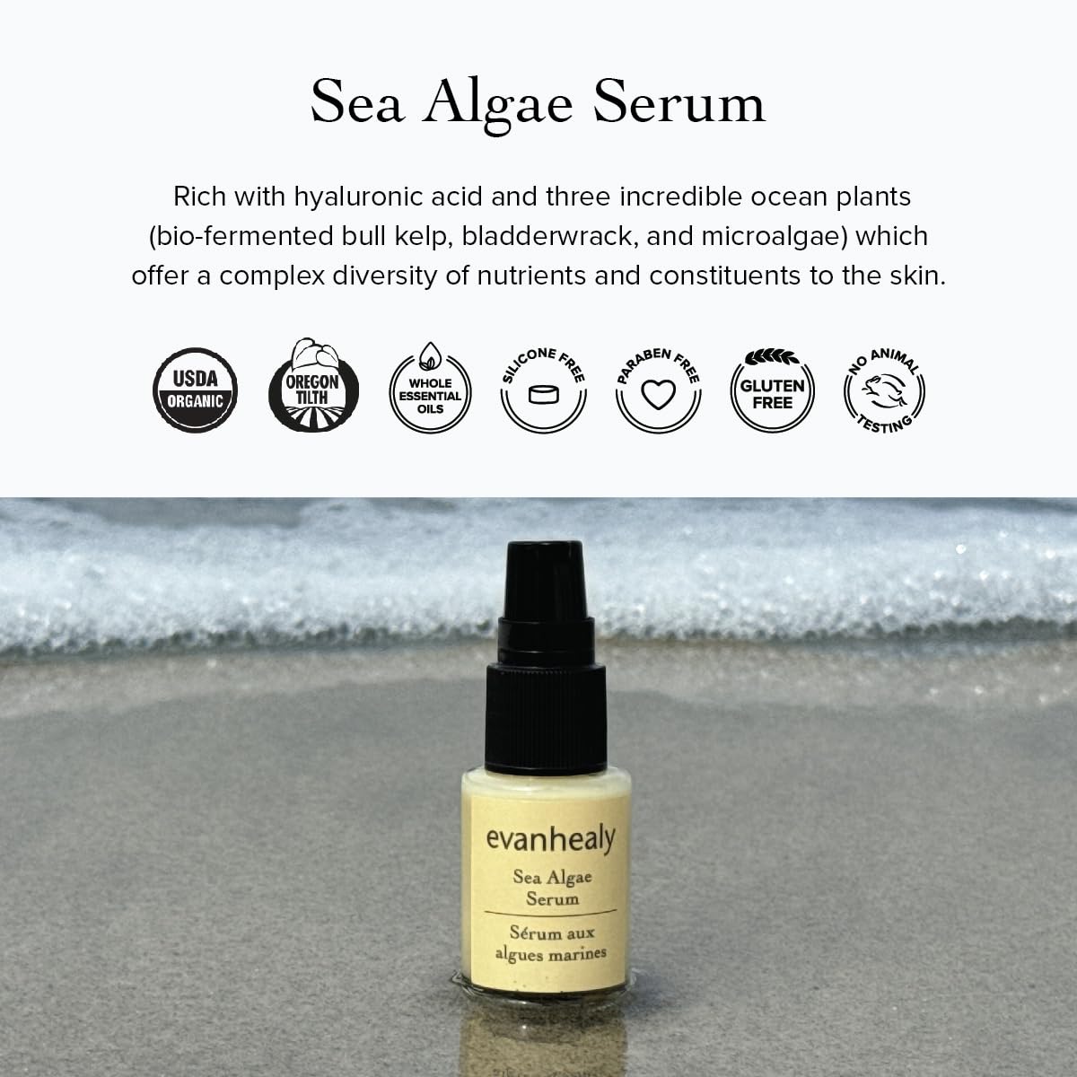 evanhealy Sea Algae Serum pump action enables easy daily use
