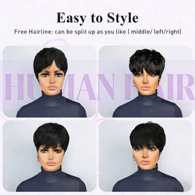 Evasens human-hair wig designed for Black women with realistic look