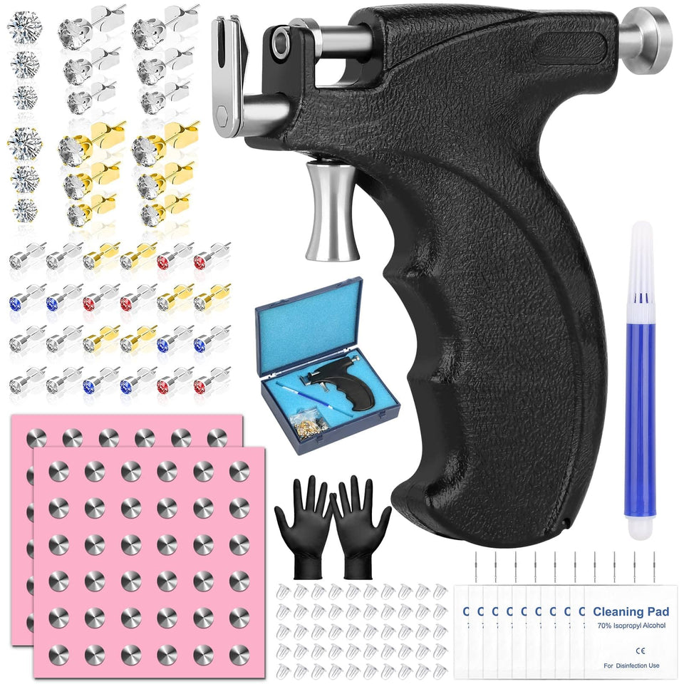 evatage ear piercing gun kit main setup ideal for at-home sessions