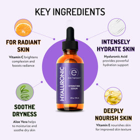 Eve Hansen serum pump demonstrates easy, fast-absorbing hydration for daily use.
