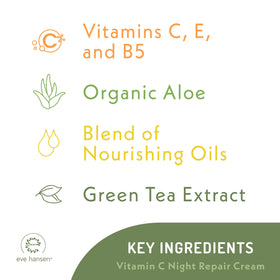 Packaging box for Eve Hansen Vitamin C Night Cream