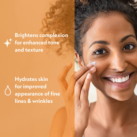 Texture close-up of Eve Hansen Vitamin C Night Cream for quick absorption