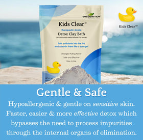 Evenbetternow Kids Clear Detox Clay Bath 100% pure sodium bentonite.