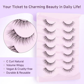 Eventill eyelash service no glue included compatible with your routine