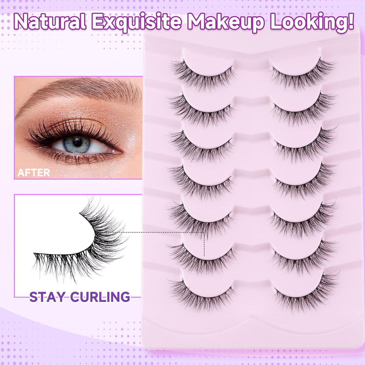 Eventill vegan reusable lashes pack for daily cruelty-free style