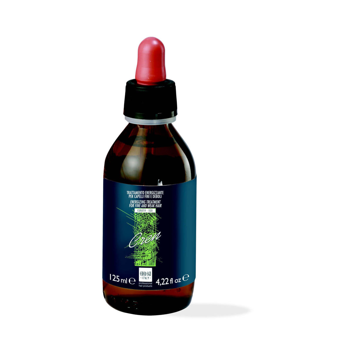 Ever Ego Italy Energizing Hair Lotion dropper image for precise scalp application.