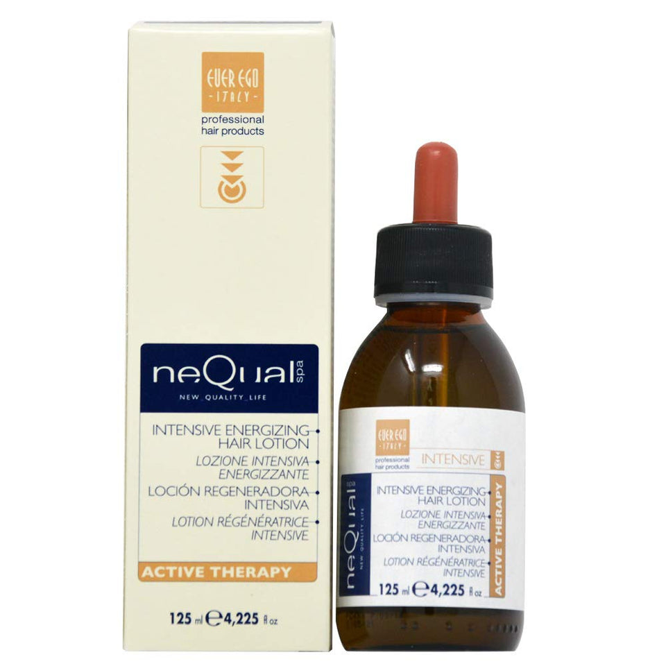 Ever Ego Nequal Intensive Energizing Lotion bottle for daily skin energizing.