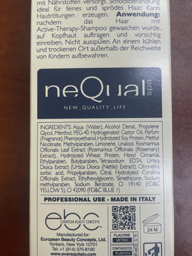 Ever Ego Nequal Intensive Energizing Lotion packaging with label for easy daily use.