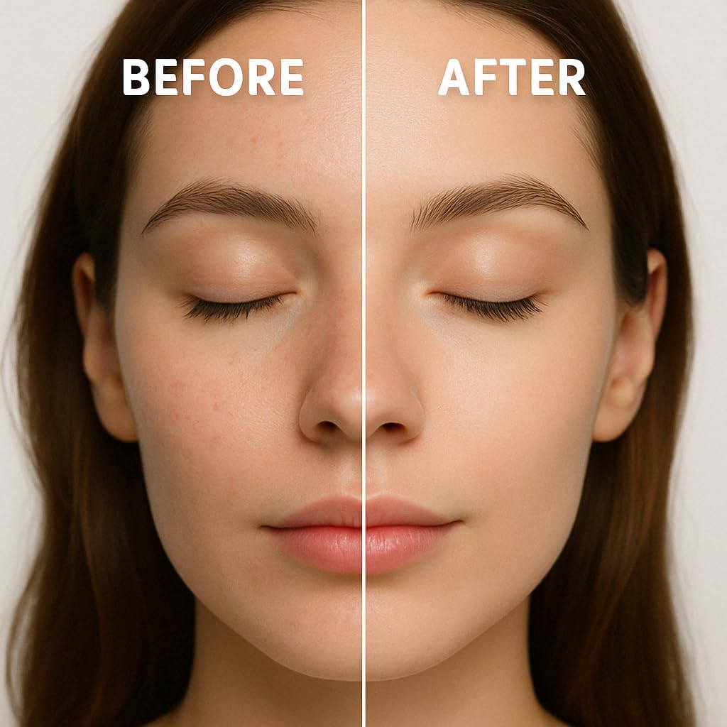 Everclearnow scrub back exfoliation closeup shows deep cleansing for clearer back skin.