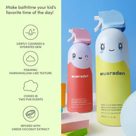 Evereden Coconut Juice extract hydrates skin during cleansing.