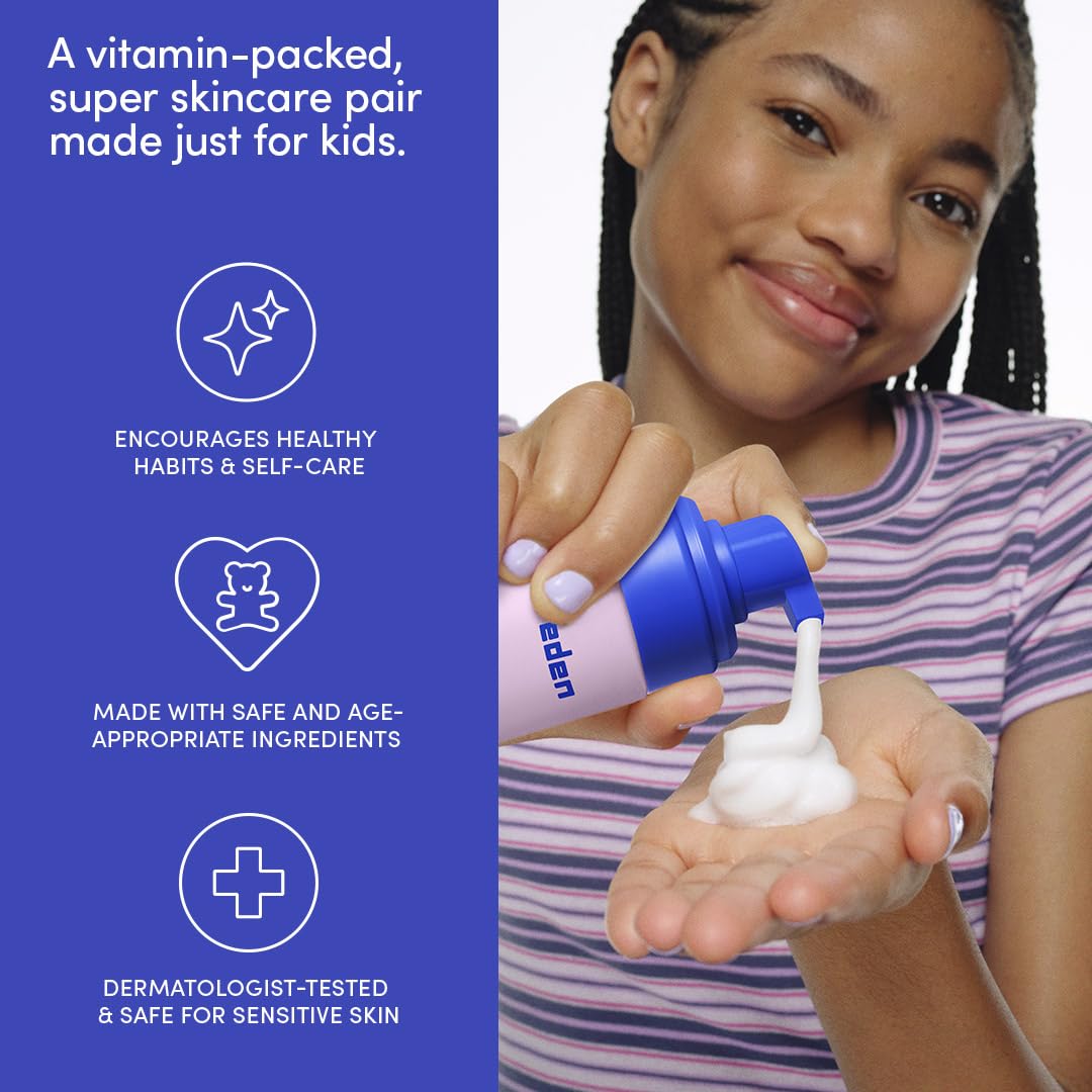 Evereden detangling conditioner bottle showing moisture and frizz control for kid-safe styles.