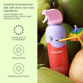 Evereden Gentle coconut-based surfactant provides mild cleansing for sensitive skin.