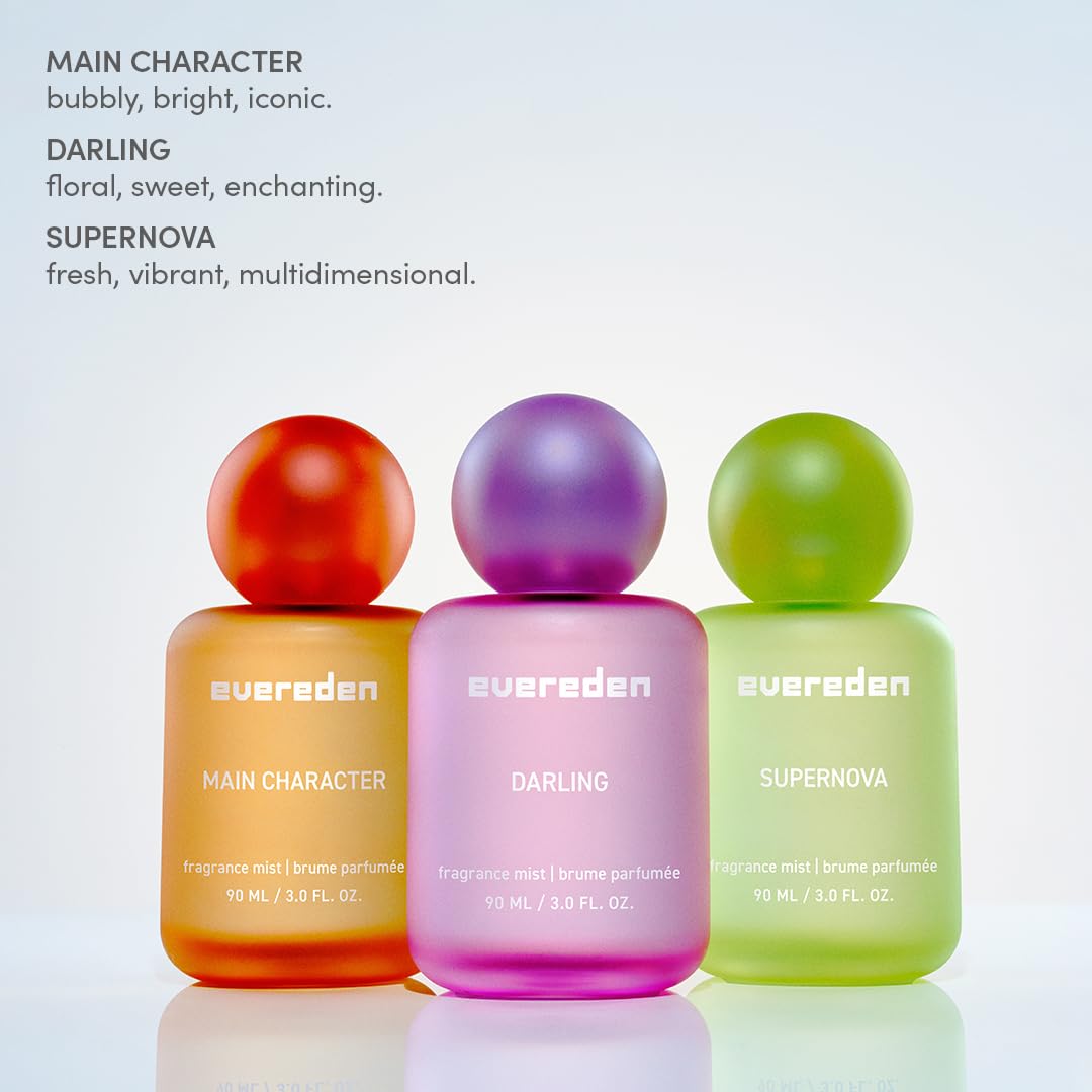 Evereden kids body spray packaging highlights clean, gentle formula