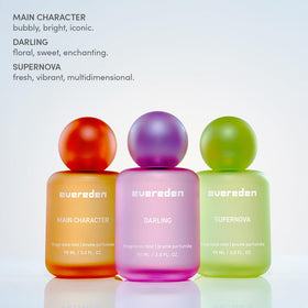 Evereden kids body spray packaging highlights clean, gentle formula
