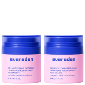 Evereden Kids Face Cream bottle front showing Cool Peach hydration for kids