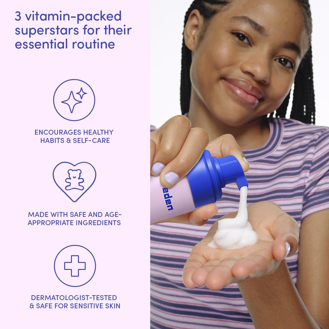 Evereden Kids face mist spray being applied for quick rehydration.