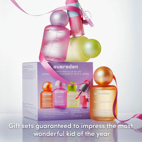 Evereden darling body mist bottle with florals and sweet aroma.