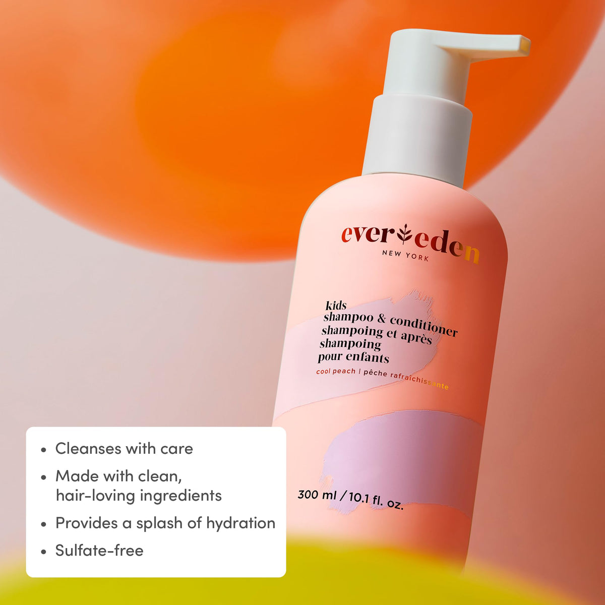 Evereden Kids Hair Set clean vegan formula free from sulfates and parabens.