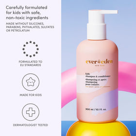 Evereden Kids Hair Set doctor and dermatologist tested for safety.