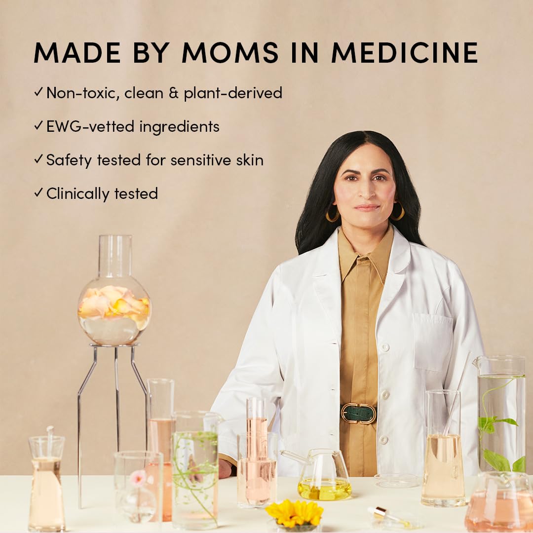 Evereden kids lip balm display with dermatologist-tested label