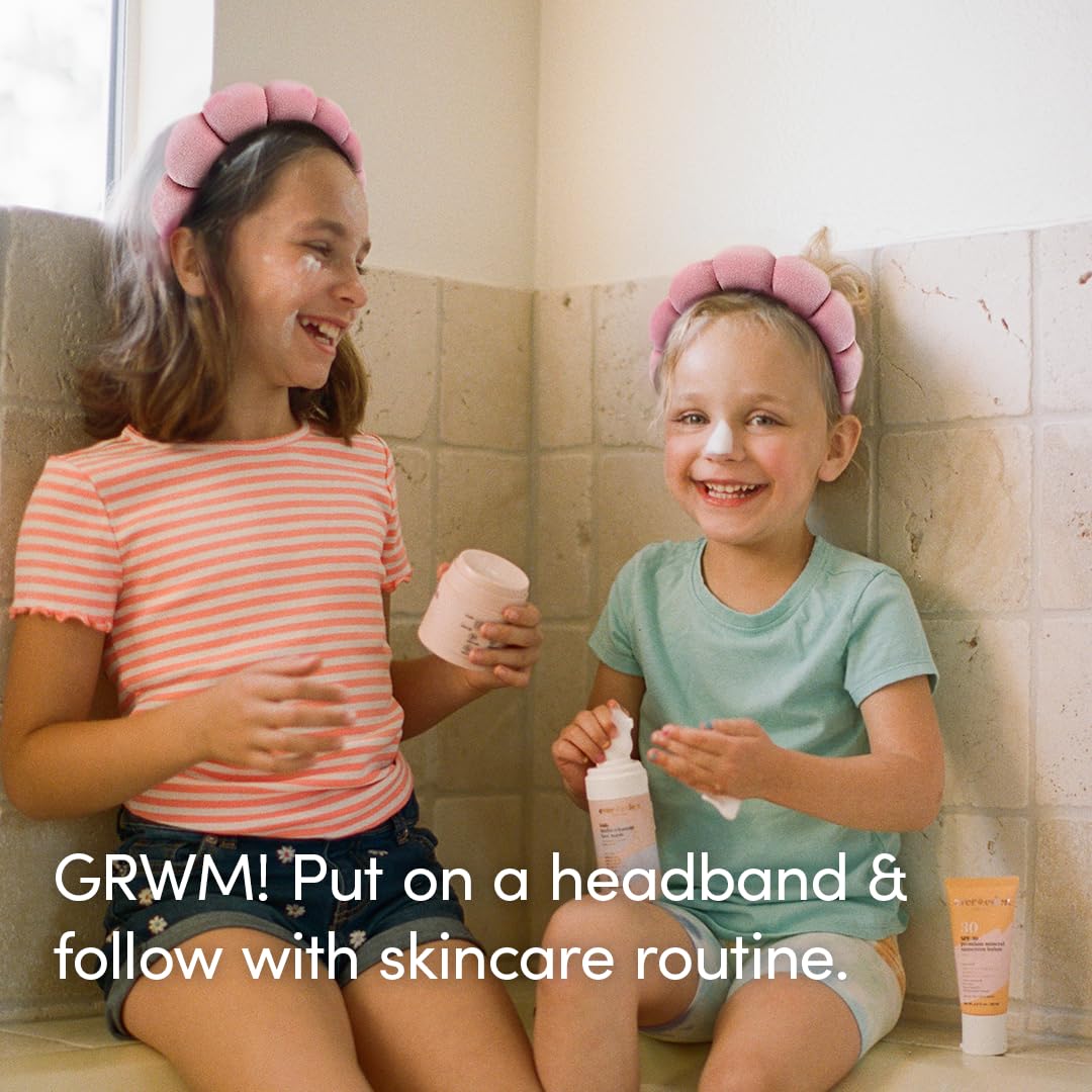 Evereden Kids Spa Headband offers a stylish design that makes skincare fun for kids