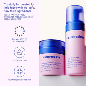 Evereden Kids travel body wash delivers rich, foamy lather for bath time.