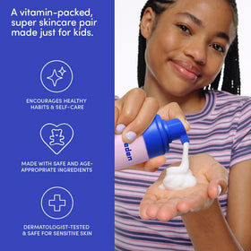 Evereden Kids travel face cream hydrates sensitive skin on journeys.