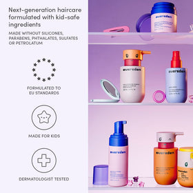 Evereden Kids Travel Set detangling conditioner mini for smoother hair.