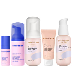 Evereden Kids Travel two-in-one shampoo conditioner bottle with gentle cleansing on the go.