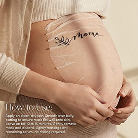 Evereden Maternity skincare brand logo displayed beside product.
