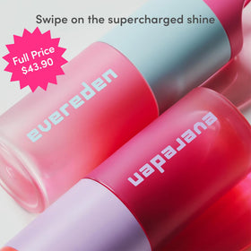 Evereden non-sticky lip gloss formula keeps lips comfortable all day.